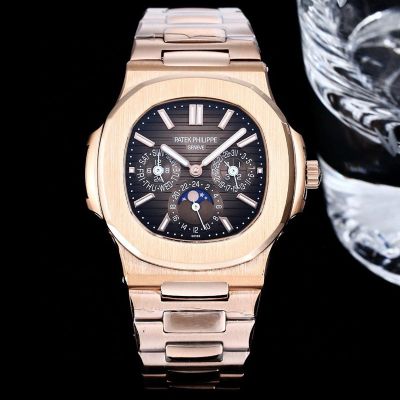 Patek Philippe Year Month 5740/1G-001 Rose gold steel case with White diamonds Diameter 40mm Watch
